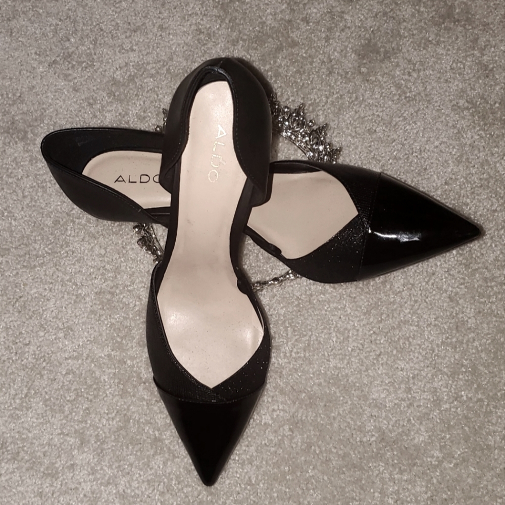 Black Aldo Heels/pumps size 11